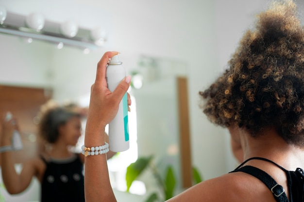 Nature-Inspired Hair Heat Shield Spray